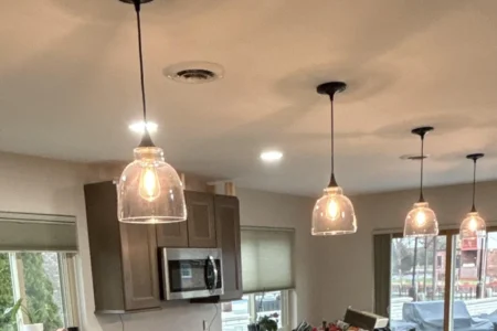 Newly Installed custom hanging pendant lights