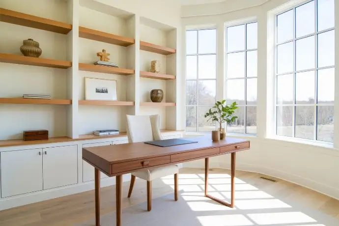 Basement home office