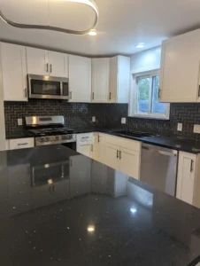 Sparkling Black Kitchen Countertop